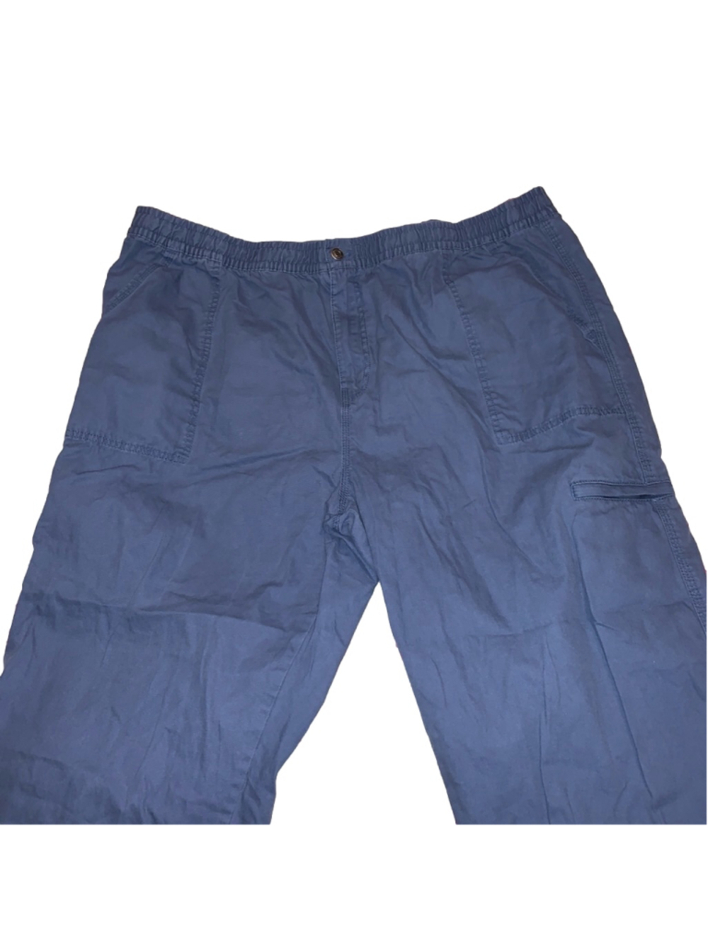 Cotton George Pants, 2XL, Blue